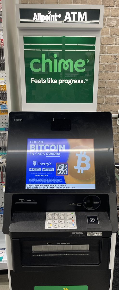 Loved to see this in a <a href="/Walgreens/">Walgreens</a> in Arkansas🔥💯📈 

#MassAdaption #MakeCryptoLegalTender <a href="/realDonaldTrump/">Donald J. Trump</a> #BitCoin #BTC <a href="/Chime/">Chime</a>