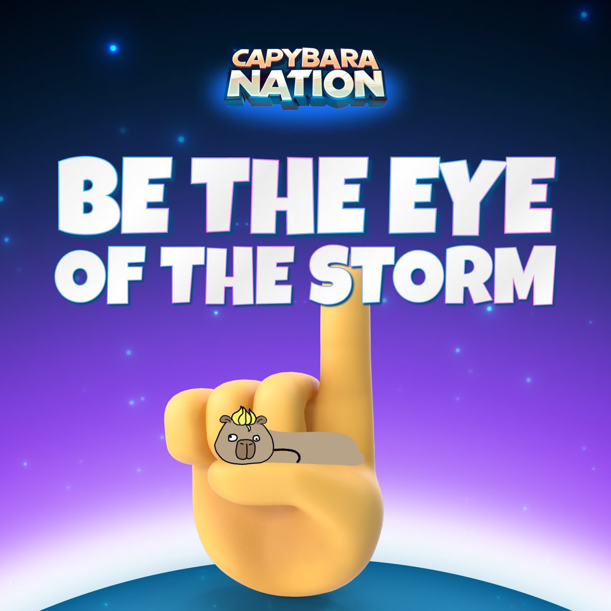 capy_nation's tweet photo. ✨The Way of the Chill✨
🌪️Be the eye of the storm. When chaos swirls, the Capy Fam stays calm. Chillness is our superpower - unshaken, unfazed, unstoppable.

Let the storm rage around you, we vibe right through it. 🌟This is the way.

$BARA #CapybaraNation #WayofTheChill https://t.co/AESK9zyujJ