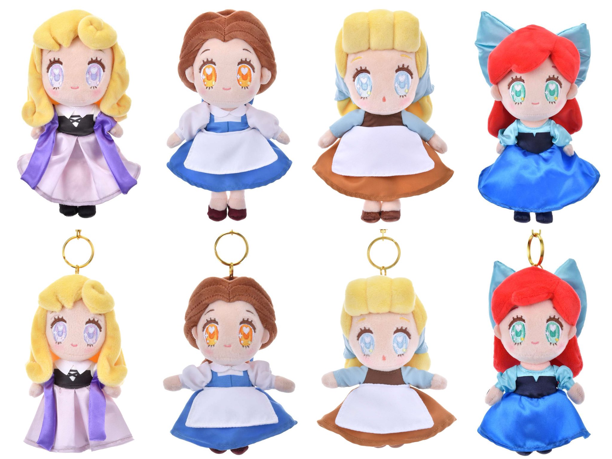 ‪*☽様 オーロラ姫　Tiny ぬいぐるみ　ガチャガチャ Disney - ディズニーストア TINY オーロラ姫 ぬいぐるみキー