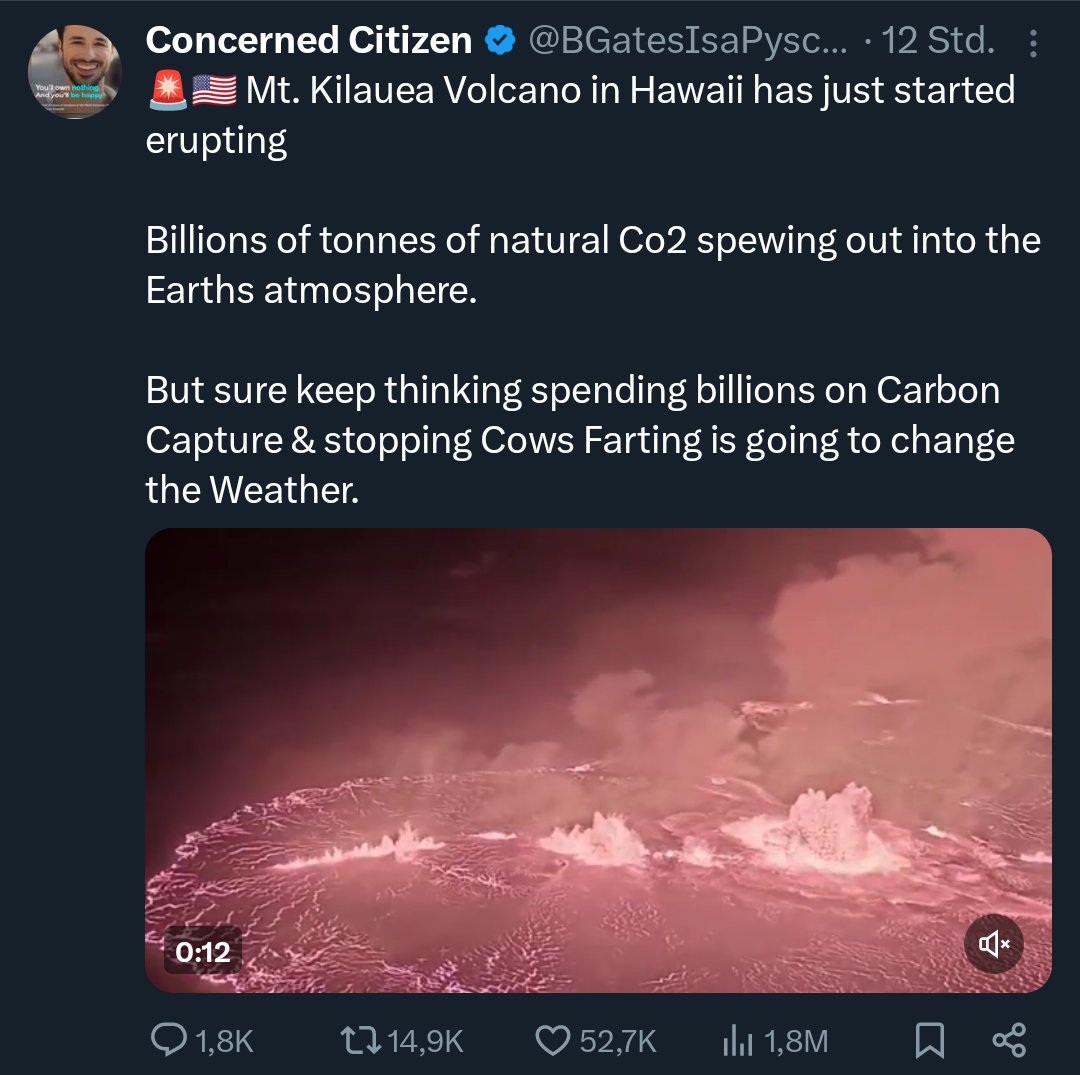 Yeah, sure! A little bit of CO2 won't hurt anyone. Cause farting cows, industrial exhaust and transportation fueled by fossils have been on earth since billions of years. Nothing new under the sun, so why try and change anything!? 🤔