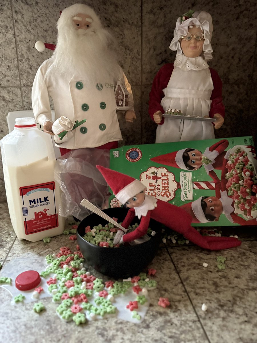 KPRracin's tweet photo. OMG…came back from running errands and found Wallace fixing himself a snack!
- - -
#KPR #PoweredByMPR #EST1994 #elfontheshelf #Wallace https://t.co/kAcKIhzQzt