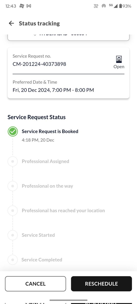 saikrishbcr047's tweet photo. @EurekaForbes Don't cheat customers by giving 3 class service.

Raised request on 20/12/24. Still now no response.

New buyers pls be cautious 
@HULPureit @KentROSystems https://t.co/yY8NKfWw7V
