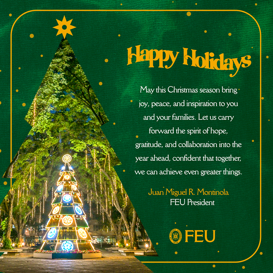 FarEasternU's tweet photo. Wishing everyone a joyful holiday season! https://t.co/hg3aoqrH1Y