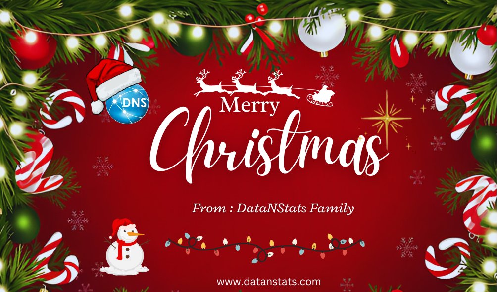 DataNStatsIN's tweet image. As holiday season unfolds, we want to express our heartfelt gratitude to our valued customers, partners, &amp;amp; team who make what we do possible &amp;amp; being a part of our journey this year. 

❄️Wishing you peace, love, &amp;amp; success,
@DataNStatsIN 

#Christmas #Christmas2024 #MerryChristmas