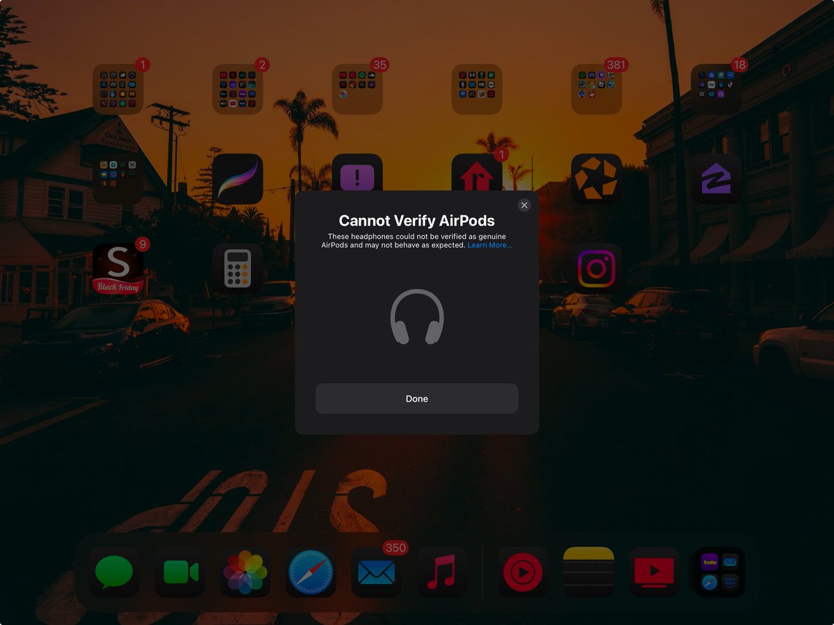 Never buying AirPods on OfferUp again
