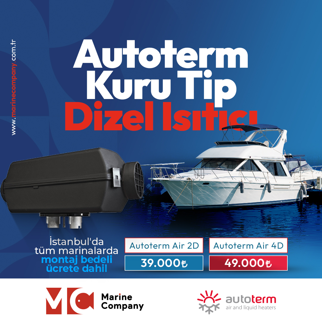 Dünya markası Autoterm ürün servis ömrü, güvenlik, kalite, operasyon maliyetleri ve temel faktörler ile rakiplerinin bir adım önünde!

🧰 İstanbul’da tüm marinalarda montaj bedeli ücrete dahil.

📞 0 532 660 98 28

#autoterm #marinecompany #boatequipment #teknesessistemleri