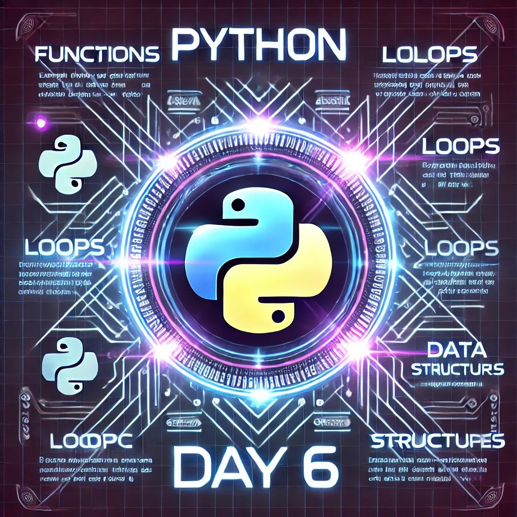 Emmy_Ai_Ml's tweet image. Python Day 6: Learning something new every day! Today, I explored [insert topic learned], and it’s starting to make sense. 💡 Progress may be slow, but every small step adds up. Keep going—you’re closer to your goals than you think! #PythonJourney #100DaysOfCode