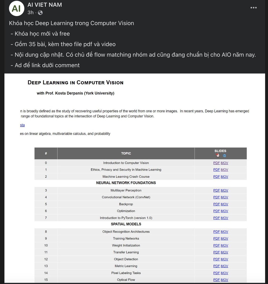 hminle's tweet photo. @CSProfKGD You're great. Your courses become popular in Viet Nam now https://t.co/RaJyfEtpXG