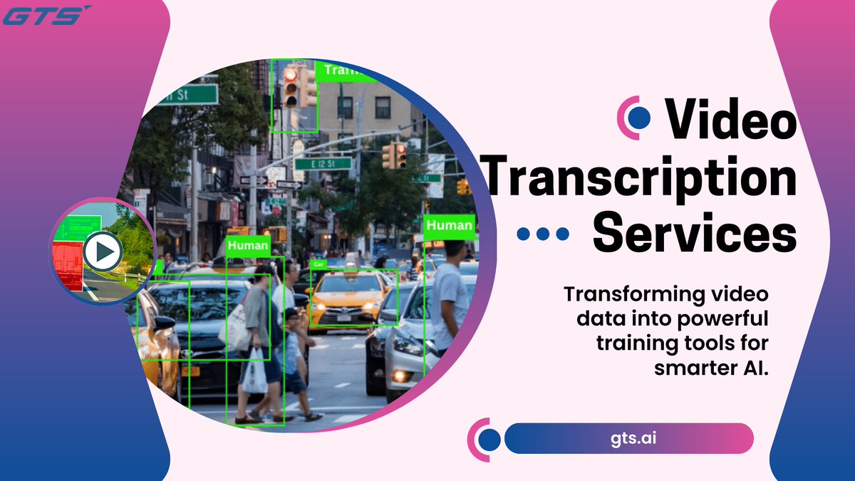 Globose_GTS's tweet image. How Video Transcription Services Improve AI Training Through Annotated Datasets
gts.ai/blog/enhancing…
#VideoTranscriptionServices
#AITraining
#AnnotatedDatasets
#VideoDataAnnotation
#ImprovingAIAccuracy