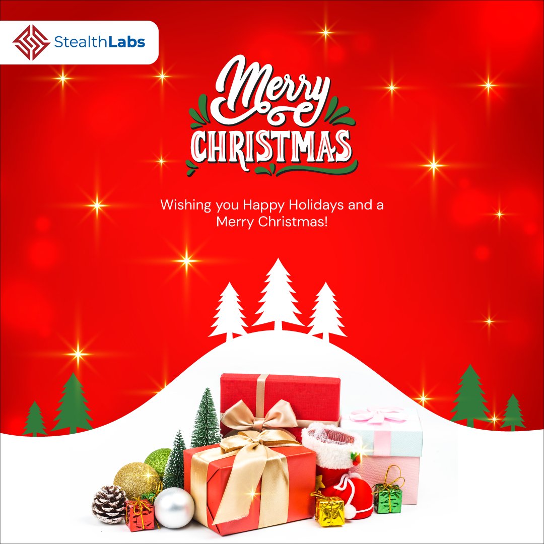 #HappyHolidays and #MerryChristmas!

To our clients, partners, and team, thank you for driving innovation and success with us this year. Wishing you joy, connection, and prosperity this #Christmas season and in the year ahead!

<a href="/stealthlabsinc/">Cyber Security 🇺🇸</a> #HappyChristmas  #ITSecurityServices