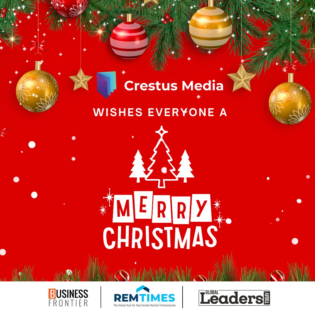 Wishing you a Christmas filled with joy, peace, and love! 🎄✨ 
May the holiday season bring you happiness and cherished moments. Merry Christmas! 🎅❄️

#MerryChristmas #HolidayCheer #Christmas2024 #REMTIMES #BusinessFrontier #GlobalLeadersToday