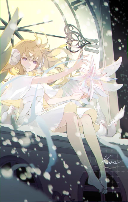 『White Christmas』皆様良いクリスマスをお過ごしください#イラスト 