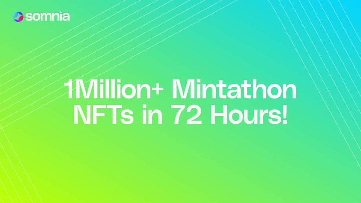 Huynhanhsd's tweet photo. 🎉1.47 triệu NFTs được mint. 247 nghìn địa chỉ duy nhất. Chỉ trong 72 giờ!

Mintathon NFT trên DevNet đã thành công rực rỡ, chứng minh hiệu suất vượt trội và sức mạnh cộng đồng của Somnia. 

🙏Cảm ơn Somniacs đã cùng chúng tôi tạo nên lịch sử!

#somnia https://t.co/RykFwOVwaj