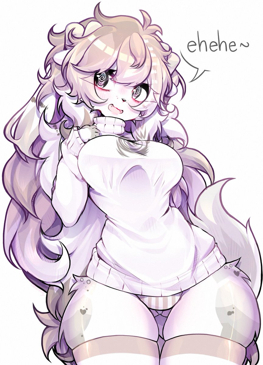 takkunaki's tweet photo. sweater weather ! (she is spending christmas alone) https://t.co/a6pMZW8sz3