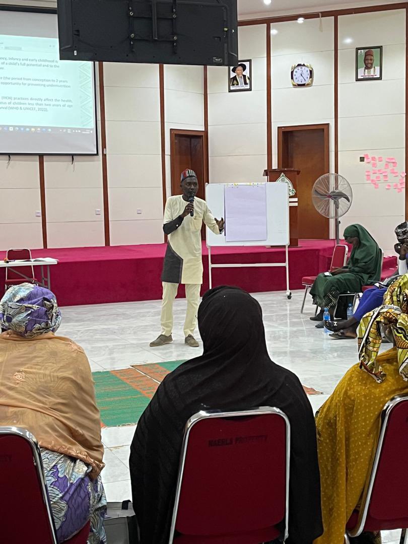I’m a master trainer on MIYCN and trained about 500 PHC workers on nutrition. Gratitude to the FMOH, KD state MoH, <a href="/WorldBank/">WorldBank</a> , KD state PHC board. Appreciation to the Dr Zainab Kwaru (the PM ANRIN), commissioner of health n of budget and planning  #anrin <a href="/UNICEF/">UNICEF</a> <a href="/UNFPA/">UNFPA</a> <a href="/WHO/">World Health Organization (WHO)</a>