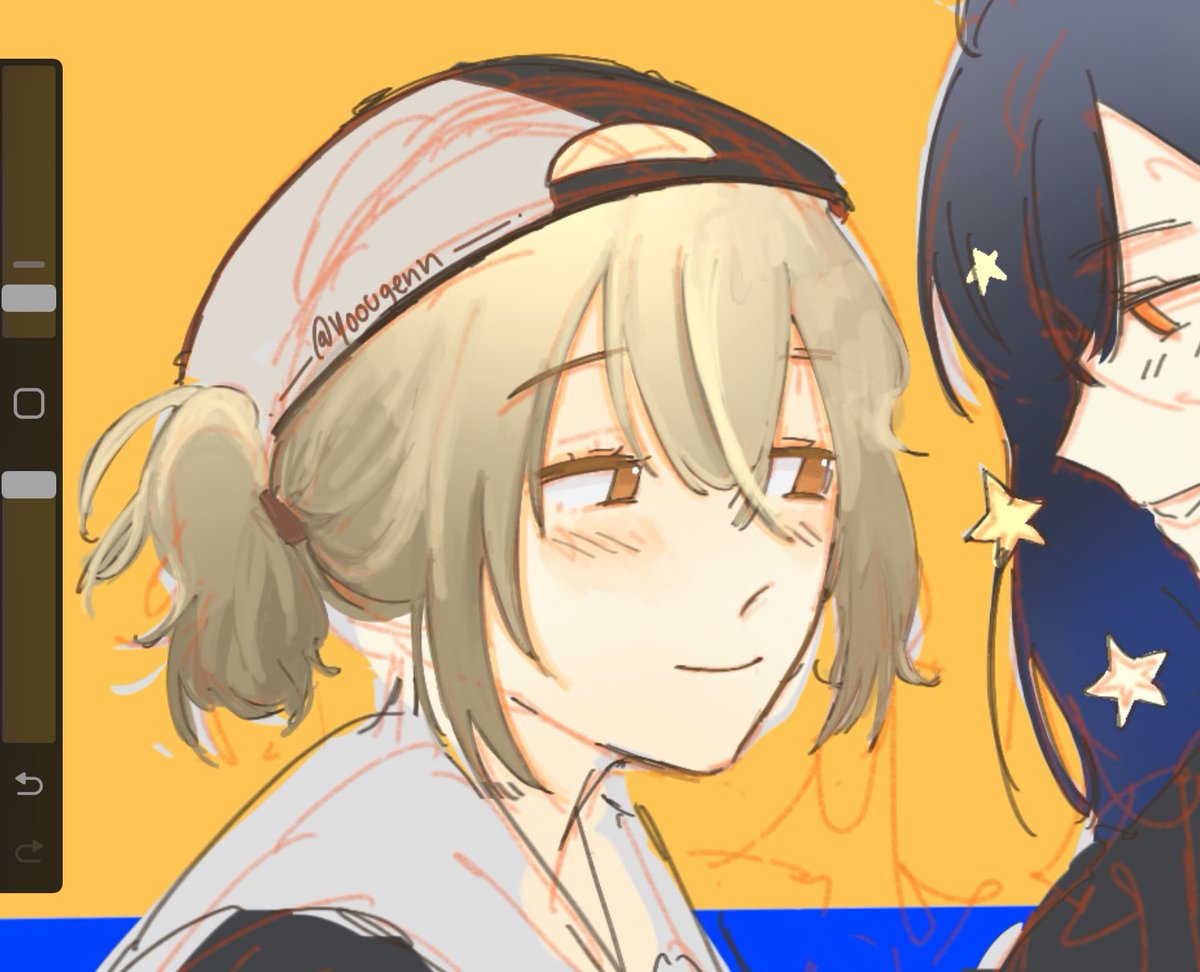 yoougenn's tweet photo. working on smt hehehe #prsk_FA #kohaan #kohane https://t.co/Yw9jorg6Hi
