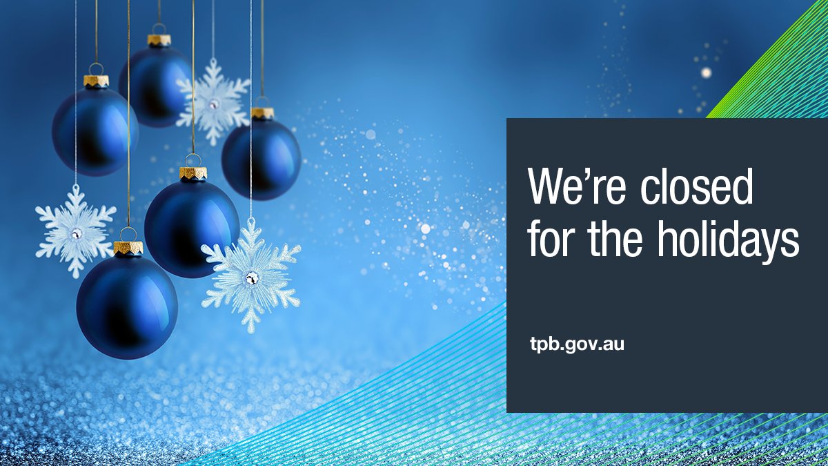 Wishing you a safe and enjoyable festive season!🎄Our offices are shutting now and will reopen at AEDT 9 am on Thursday, 2 January 2025. Our call centres are unavailable, but you can use our online forms by logging into your My Profile account. For more:
ow.ly/tSYa50UsgAh
