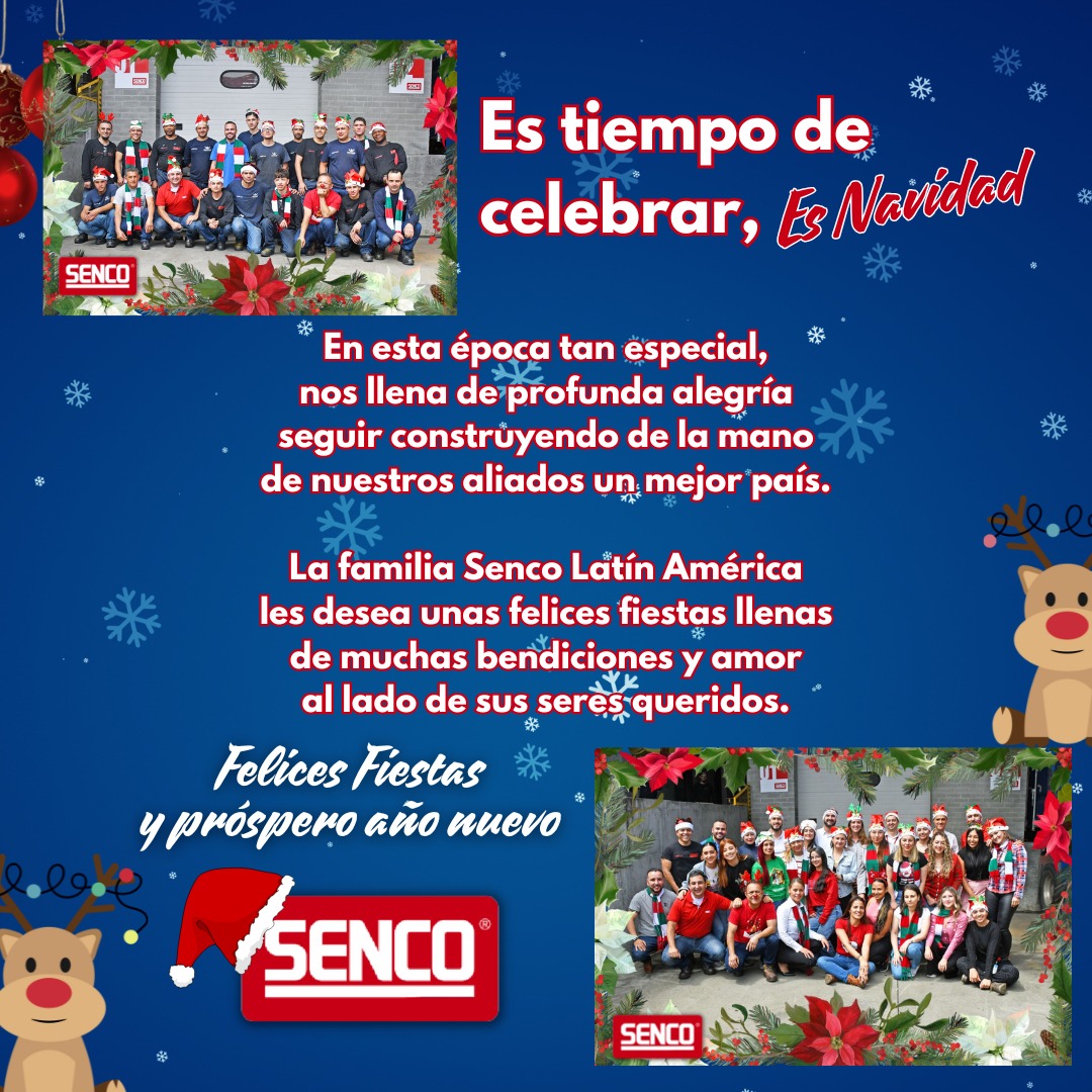#FelizNavidad #Senco #ConstruimosJuntos #Alegría #TrabajoEnEquipo