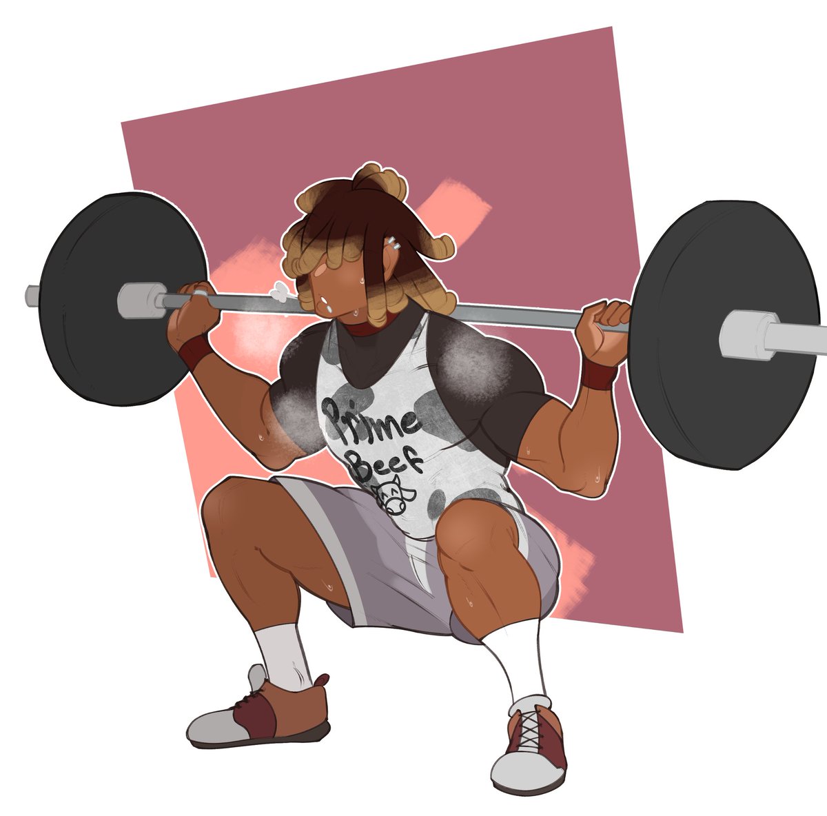 MusclesBull's tweet image. "Pppphew, good work at the gym today..."  

~ Troy took a sip from his bottle of water and wiped his sweat with a towel, but he saw you looking at him and smirked ~

"...what, do you like it? You can touch it if you want😏" 

#RP | #OpenRP | #BNWO | #Blacked | #Gym