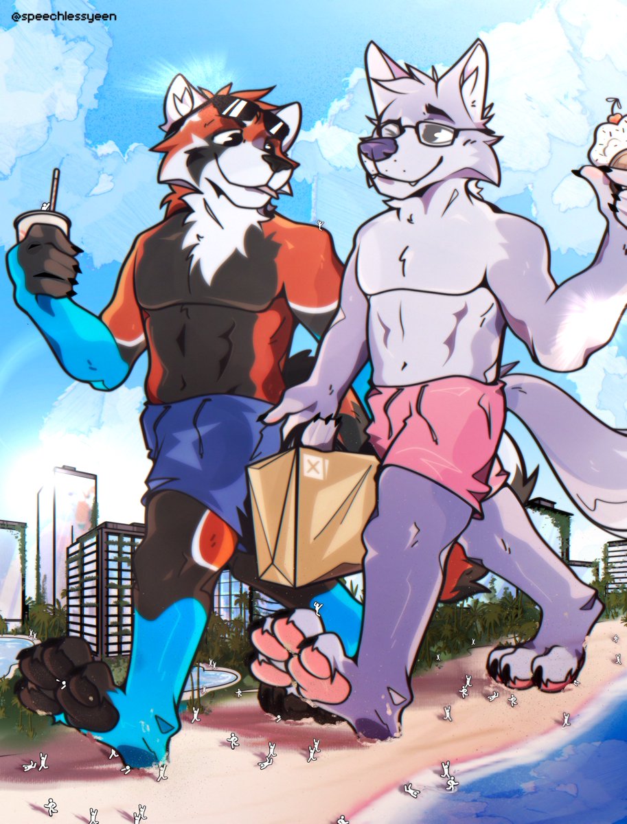 It was so sweet of Fluff to take me to the beach for my birthday. I love the feeling of sand between my paws~

Birthday gift from <a href="/tailfluffer/">tailfluffer</a> ❤️

🎨: Special thanks to <a href="/speechlessyeen/">speechless (comms open)</a>!