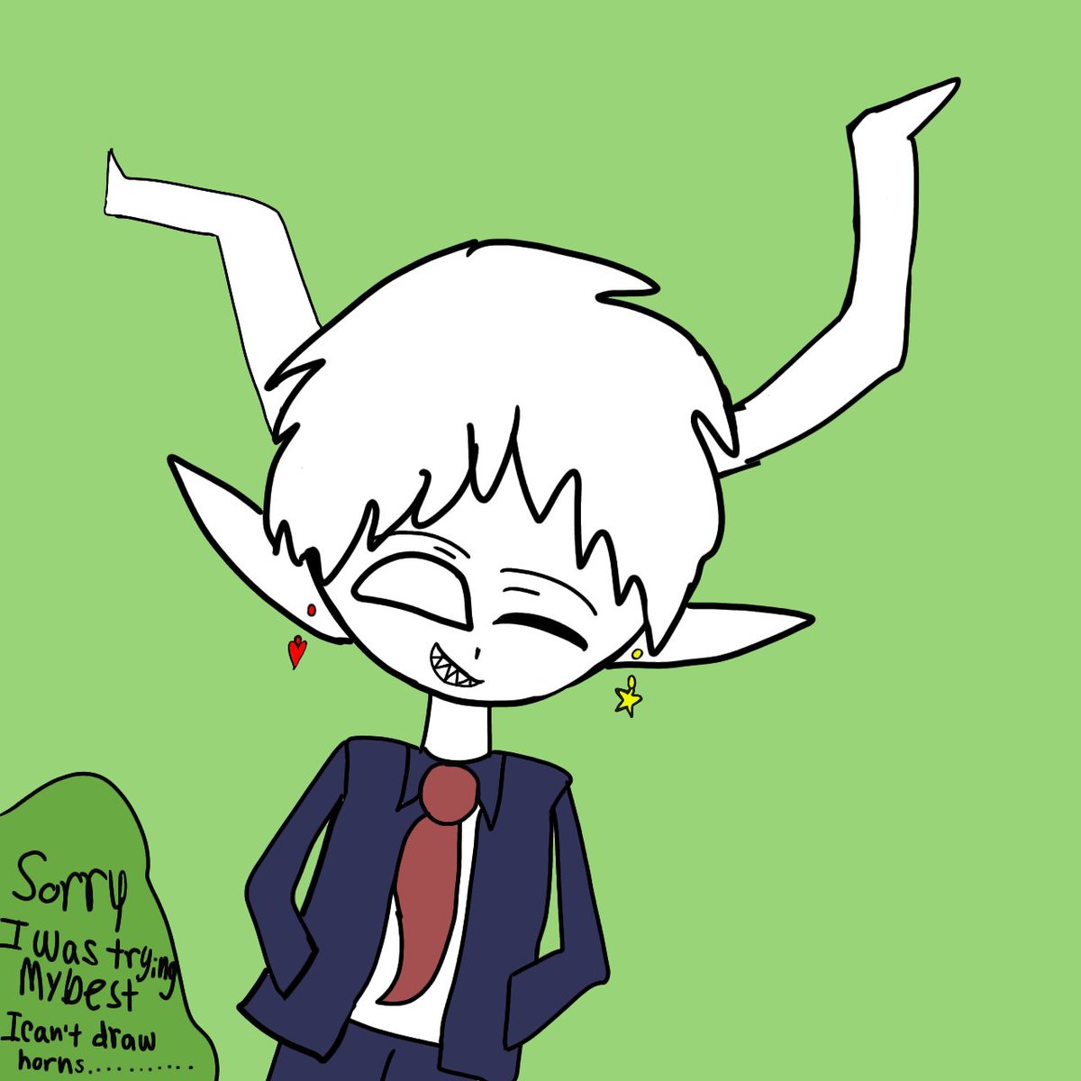 Buniscute's tweet photo. @theakumer 
Sorry about the horns I can't draw them well 
I hope you like it https://t.co/I5WhxXEqfn