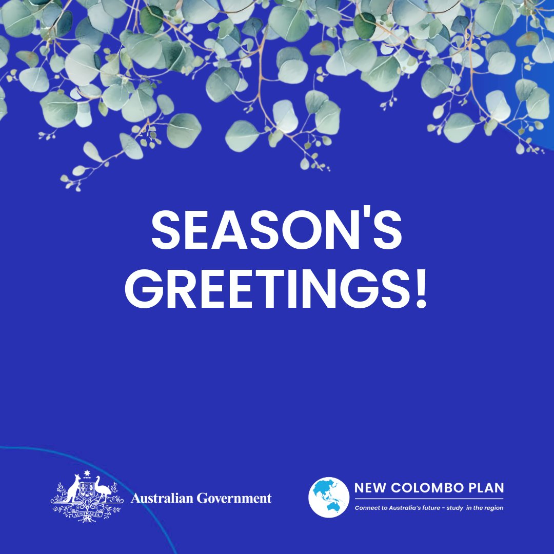 Wishing you a joyous and restful holiday season from the #NewColomboPlan team. ✨

We look forward to bringing you more stories and achievements from our NCP community in the new year! 🌟