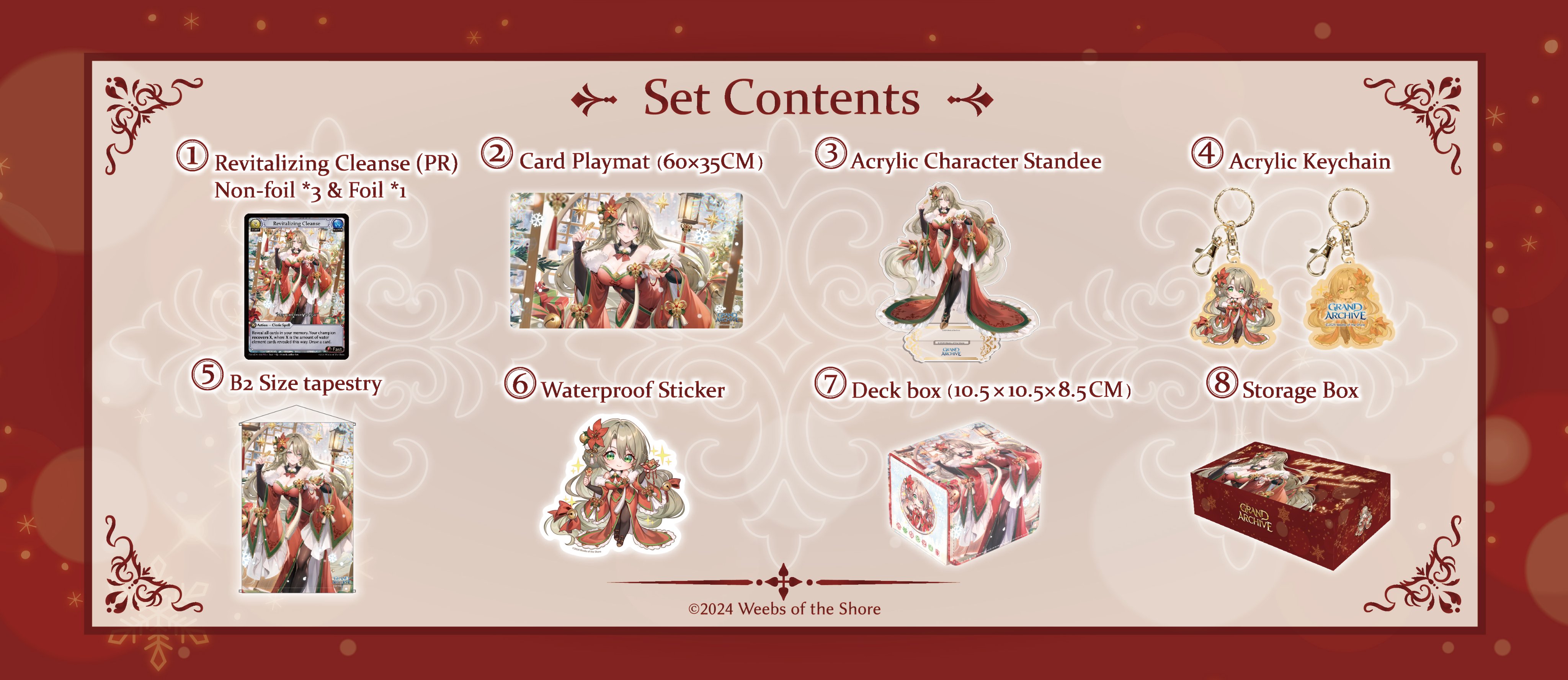 Grand Archive TCG Kongming, Yuletide Cheer Merchandise Set