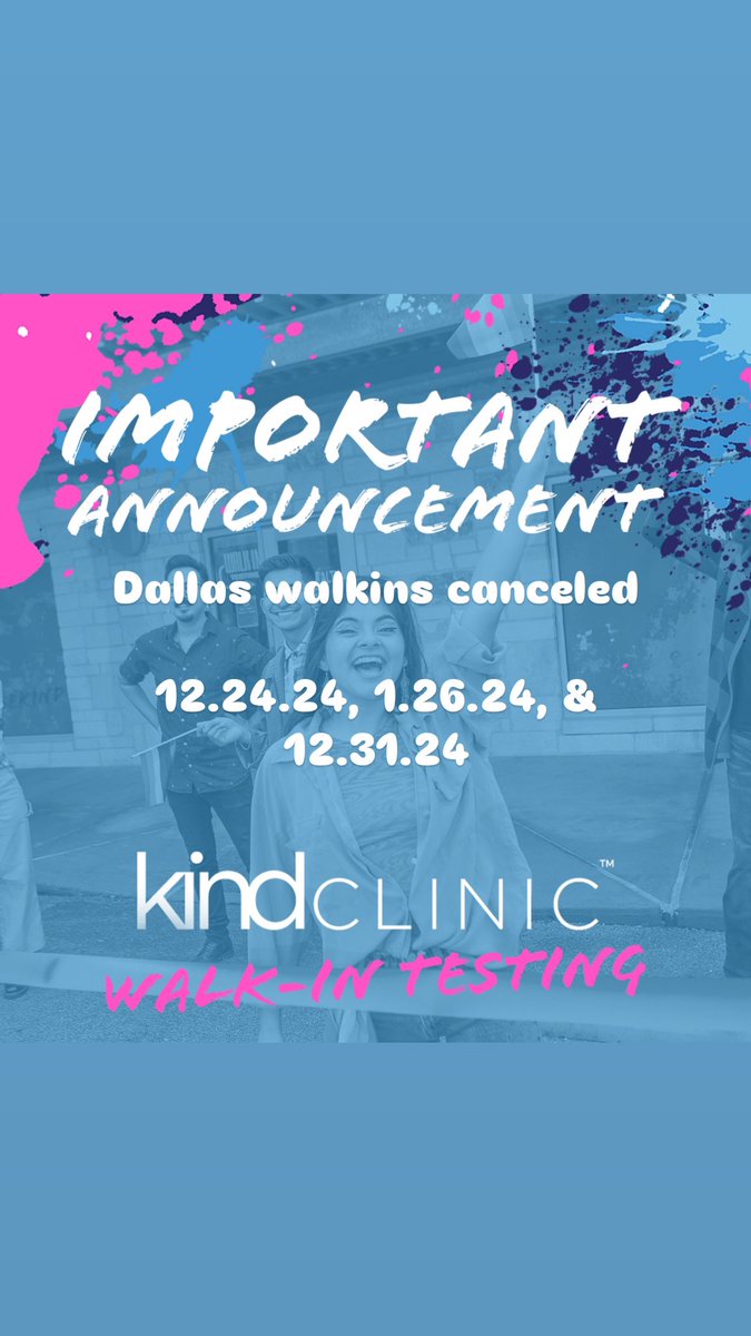 Kind Clinic Testing Dallas tweet media