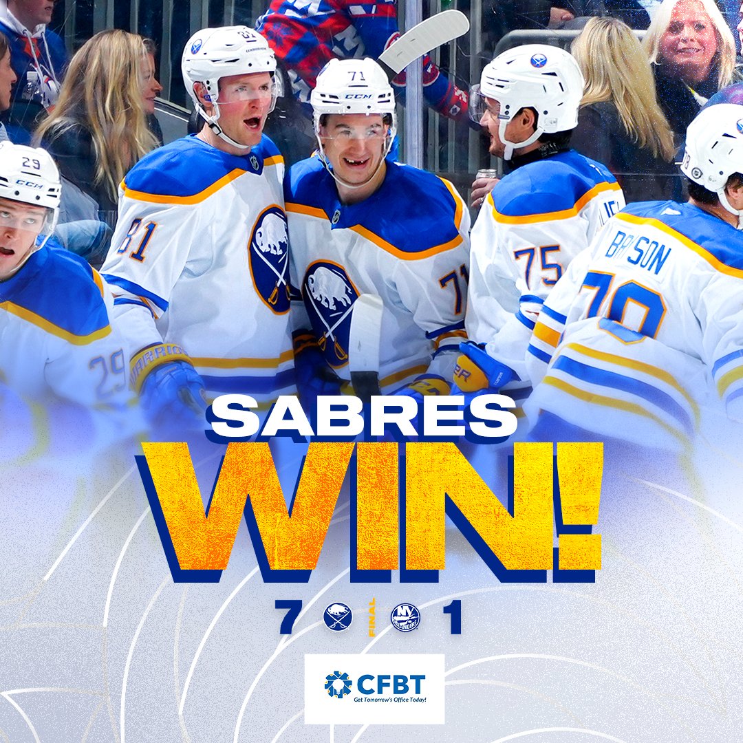 *exhales* SABRES WIN

#LetsGoBuffalo | <a href="/CFBTSolutions/">CFBT</a>