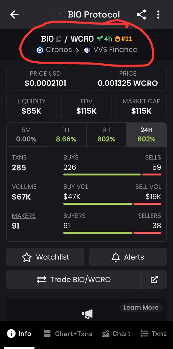 cro_maga's tweet photo. Hey #Crofam 

#CroMAGA is still looking out for YOU and helping Make Cronos Great Again 👍 

#HONEYPOT ALERT ⚠️ 📢 

DO NOT BUY $BIO on #Cronos you will lose your money/#Crypto!

CA: 0x6f547468FbeCaea5d84edf6b1AeB7d53fE89a6F5

Avoid BIO Protocol

#Cryptocom #MemeCoins https://t.co/oQ69rvxZ0H