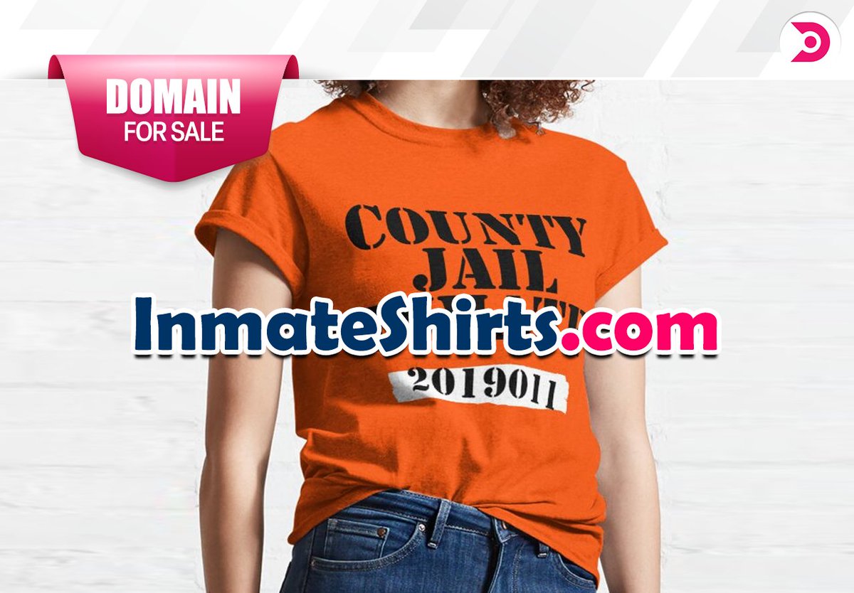 InmateShirts.com - This domain is perfect for a clothing brand or store that offers distinctive and eye-catching shirt designs. Available at Godaddy, Afternic, Atom &amp; Sedo.

➡️ inmateshirts.com 

#inmateshirts #inmate #shirts #prisonuniform #costumes #域名出售