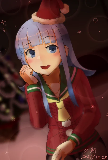 さらにクリスマス過去絵再掲当時と絵柄変わりすぎて笑っちゃう 