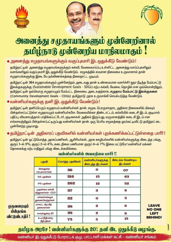 sribalajipriya's tweet photo. அனைத்து சமுதாயஙகள் முன்னேற்றம் காணவேண்டும் அதற்கு சாதி வாரி மக்கள் தொகை கணக்குயெடுப்பு அவசியம்
#VanniyarReservation
#MBC_V https://t.co/0WjfvZVXIb