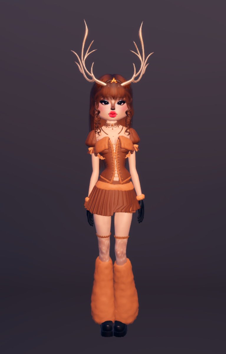 danidoesdti's tweet photo. custom theme was lana xmas quest so i did the reindeer.. or tried! i think it’s cute 😋🦌

#DressToImpress #DTI #lanaquest @_Dress2Impress https://t.co/cjgZT8HyKl