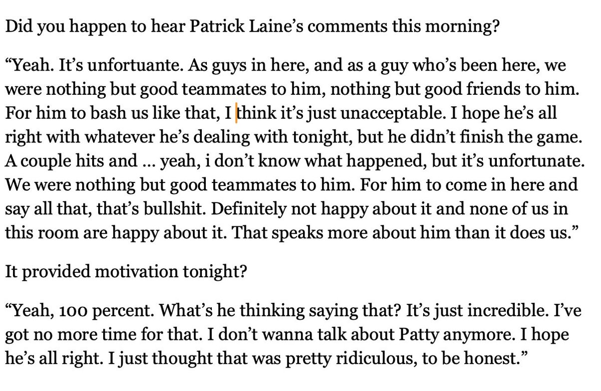 Aportzline's tweet photo. #CBJ Zach Werenski post-game: https://t.co/zxetVvOIk7