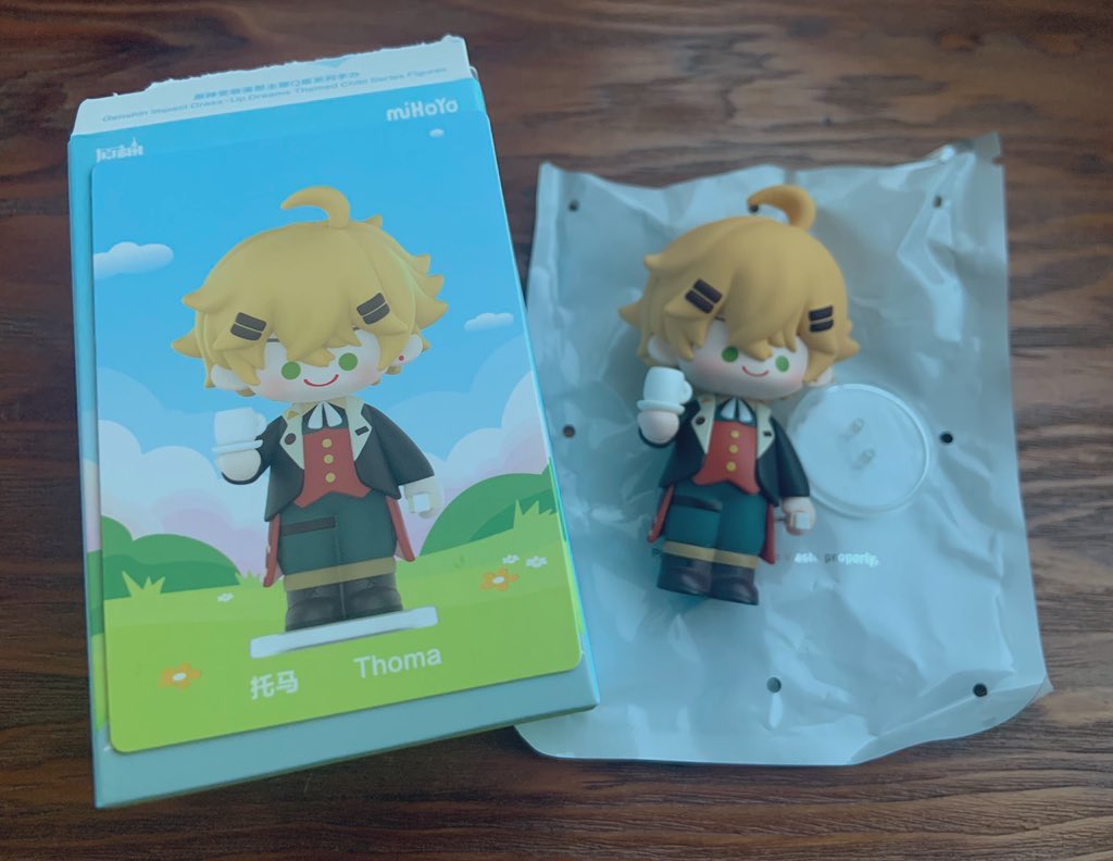 yyvyi's tweet photo. Genshin x popmart

Thoma x2 - 400฿ each

Im also willing to trade for a yoimiya 
Dm for more pics
#POPMART #ตลาดนัดpopmart https://t.co/YoBxkk67LZ