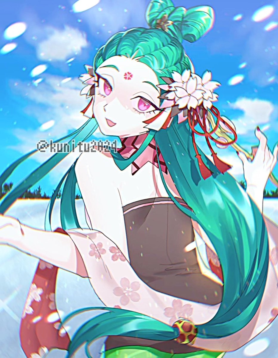 冬ながら空より花の散り来るは雲のあなたは春にやあるらむ