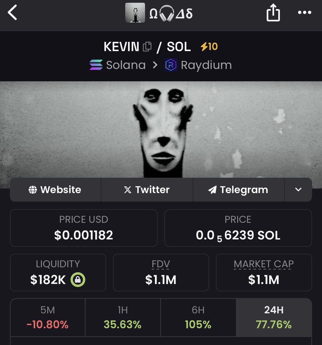 shaammrock's tweet image. Bought a new meme $KEVIN - looks primed to say the least

- Numbers on TikTok have been insane 

- I took a good gamble on it to see what’s yet to come 

CjEVksca5je516R2FNsAHTLvkduCwqKYzYfFS1nQpump