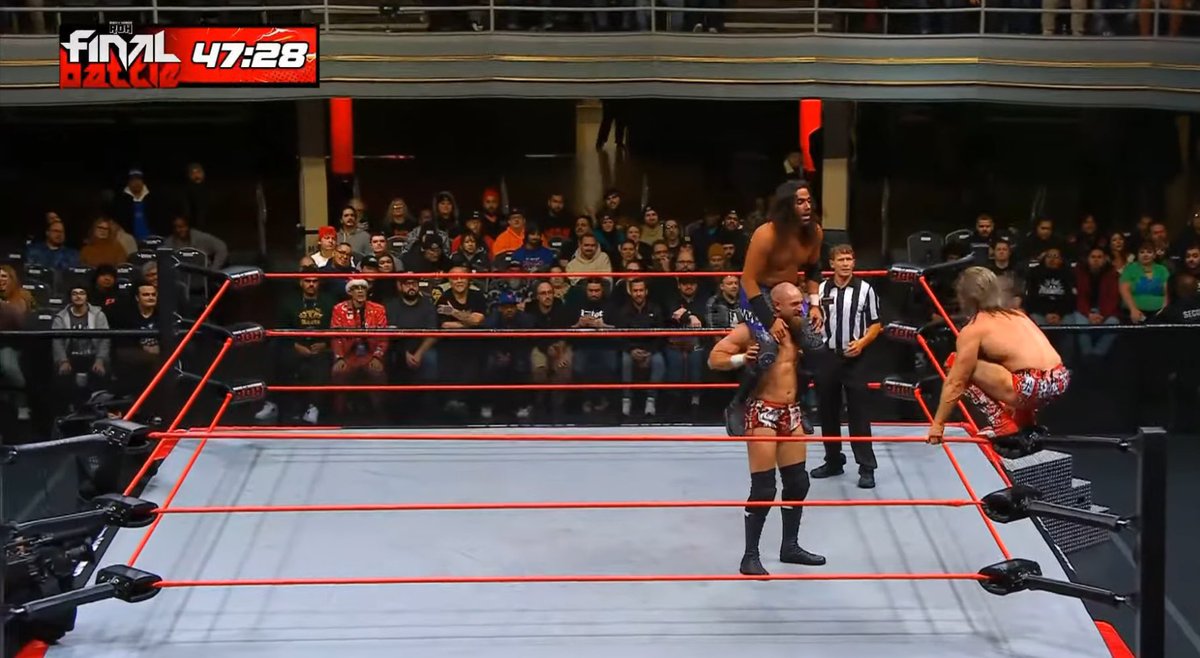 AngelicIllusion's tweet image. #AlexReynolds #JamesDrake #ZackGibson #ROHFinalBattle #ROHZeroHour #GrizzledYoungVets #TheDarkOrder #DarkOrder #ROH #WatchROH #RingofHonor #HonorClub