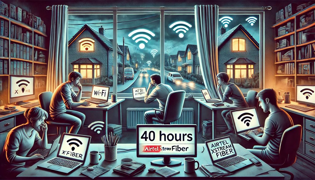 tettusurendra's tweet image. #40hours without Wi-Fi on Airtel Xstream Fiber. Entire street disconnected while nearby streets have stable connections. Repeated delays during this crucial appraisal period are frustrating. Please resolve this urgently. @airtelindia @TraiIndia #airtelxstreamfiber #madanapalle