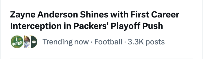 Green Bay Packers tweet media