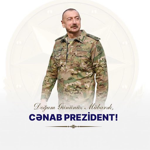Möhtərəm cənab Prezident, Sizi doğum gününüz münasibətilə səmimi qəlbdən təbrik edir, uzun ömür, möhkəm cansağlığı arzulayıram!