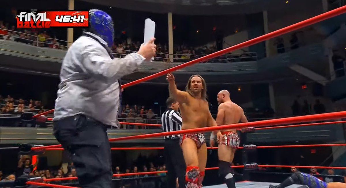 BlazexInferno's tweet image. #AlexReynolds #JamesDrake #ZackGibson #ROHFinalBattle #ROHZeroHour #GrizzledYoungVets #TheDarkOrder #DarkOrder #ROH #WatchROH #RingofHonor #HonorClub #FearThePapers