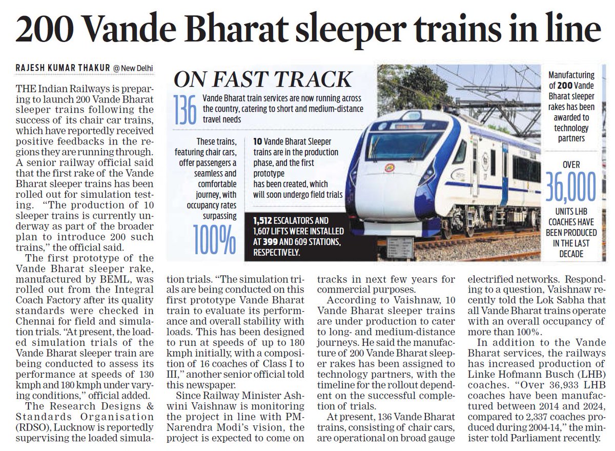 Will there be one on Bangalore - Hubli - Belgaum route ? 
<a href="/JoshiPralhad/">Pralhad Joshi</a>  <a href="/GMSWR/">GM SWR</a> 
<a href="/arunkbh/">Arunkumar Huralimath</a> <a href="/DC_Dharwad/">Deputy Commissioner Dharwad</a> <a href="/nagabhushanb/">Nagabhushan 🇮🇳</a> <a href="/AmitSUpadhye/">Amit Upadhye</a>  @Nalavade <a href="/anilmdesai/">Anil Madan Desai</a>  <a href="/Hubballi_Infra/">Hubballi Dharwad Infra</a> <a href="/HdmcHubliDwd/">Hubballi-Dharwad Municipal Corporation</a> <a href="/prashantadur/">PRASHANT ADUR</a> <a href="/hublimandi/">Hubballi Dharwad</a>  <a href="/Namma_HD/">ನಮ್ಮ ಹುಬ್ಬಳ್ಳಿ-ಧಾರವಾಡ💛❤️Namma Hubballi-Dharwad</a> <a href="/Namma_Dharwad/">ನಮ್ಮ ಧಾರವಾಡ</a> <a href="/Hublirailusers/">Hubballi Rail Users</a> <a href="/vishwanath1241/">vishwanath somapur</a>  <a href="/upendravk/">Upendra V Kukanur</a>