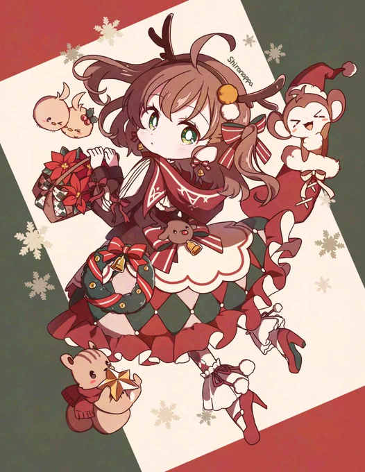 メリークリスマス素敵なクリスマスになりますように…!#MerryChristmas#ほんわか赤ずきん 