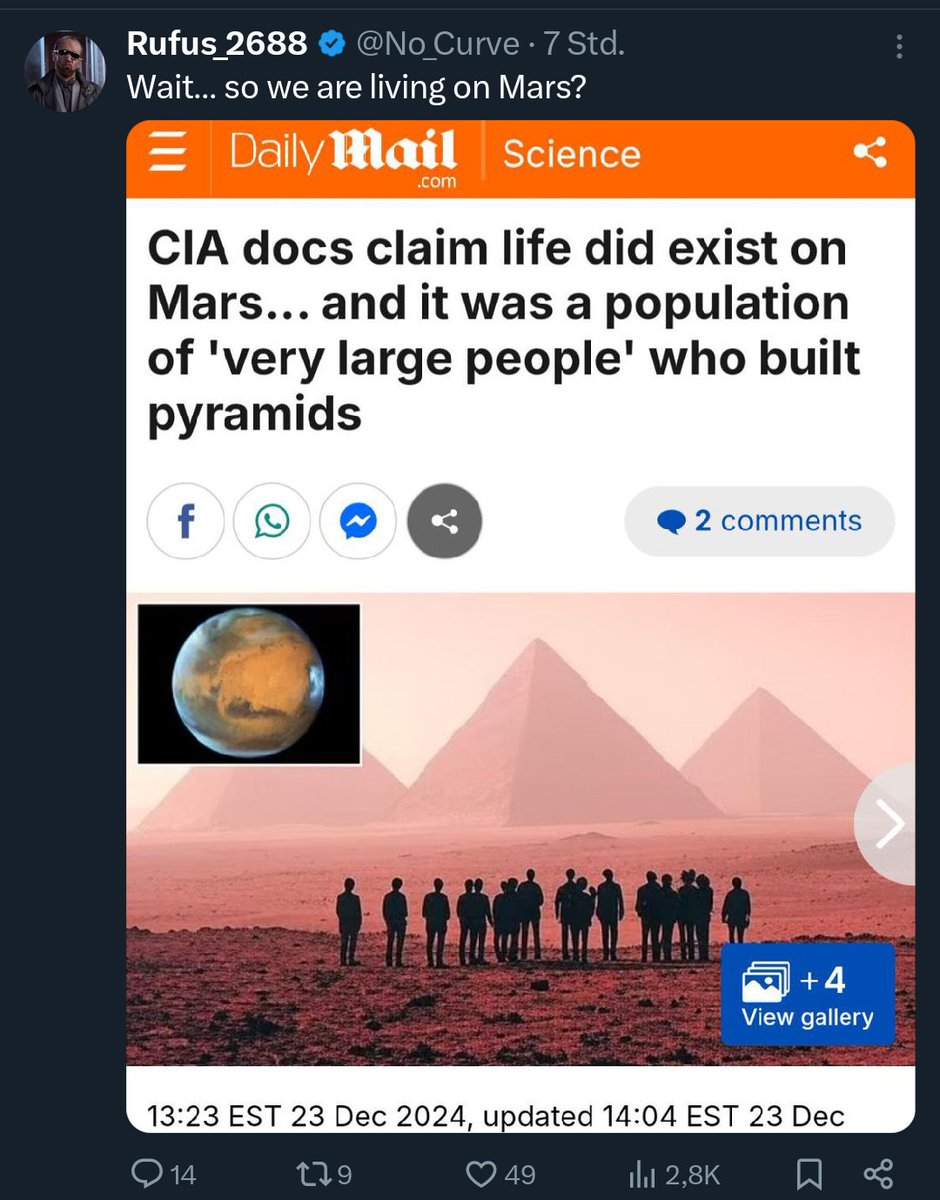 Flerfs can't read… 🤦

But who cares, as long as it's some stupid conspiracy they can gift about. 😅