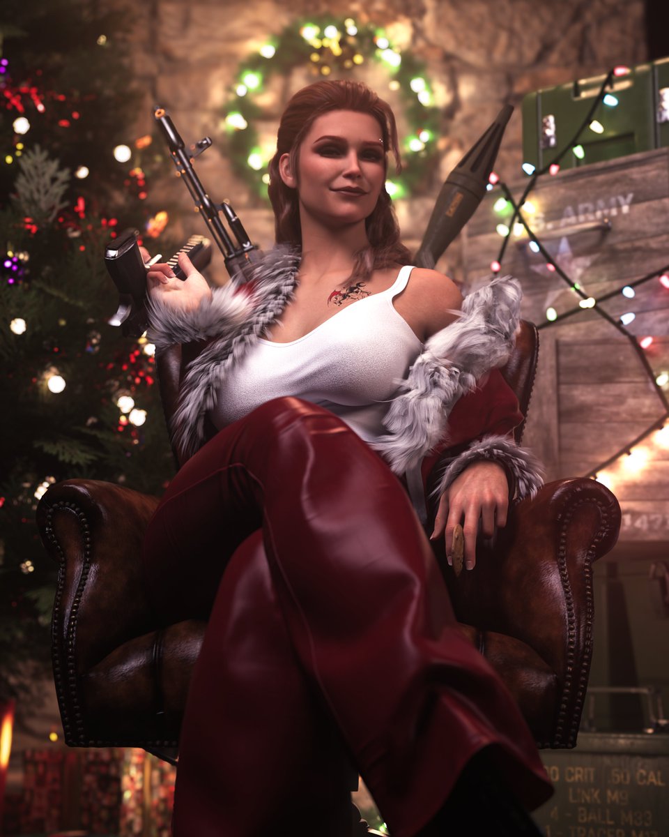 Merry Christmas from Malena!

#3dart #daz3dstudio #SantaClaus #visualnovel