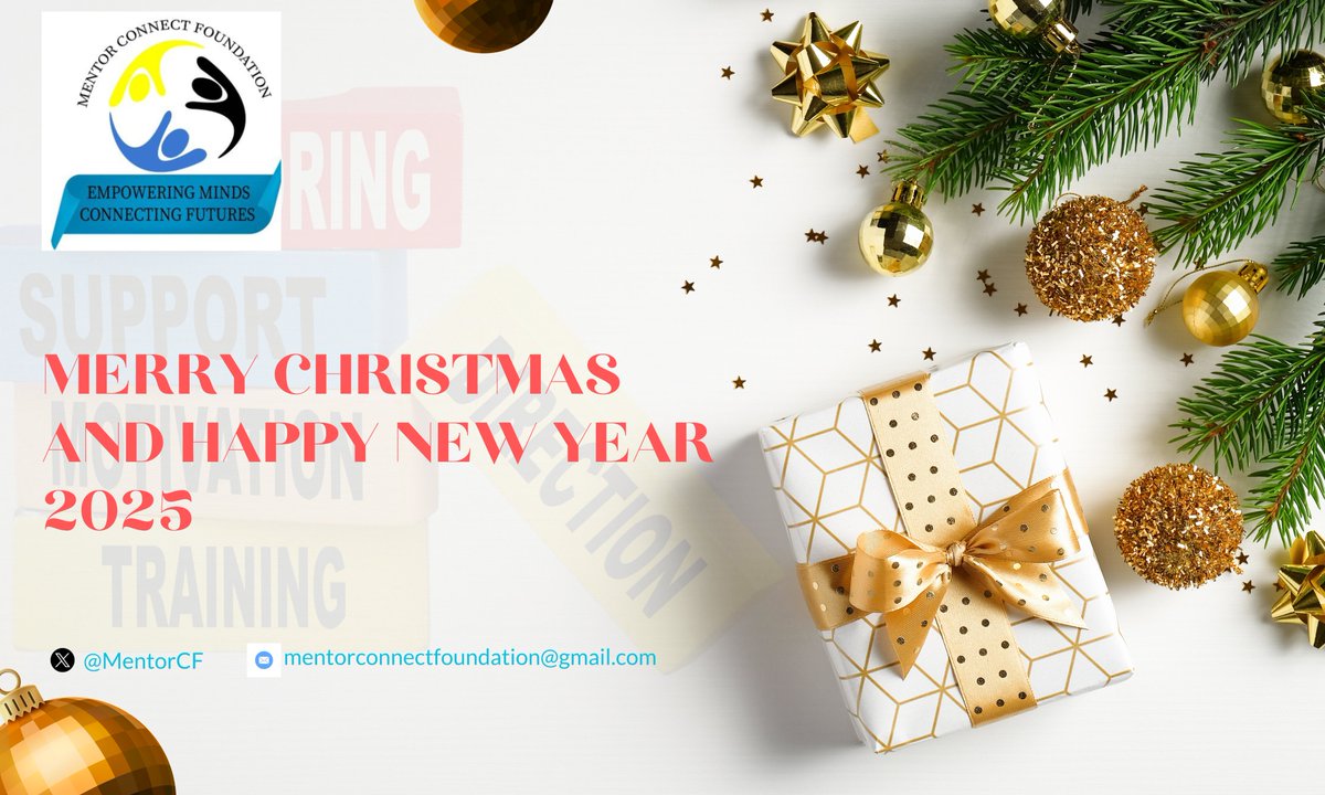 MentorCF's tweet photo. Merry Christmas and Happy New Year from all of us at Mentor Connect Foundation! May this festive season bring you warmth, happiness, and endless blessings. Here's to a brighter and prosperous 2025! 🎄💫 #HolidayGreetings #MentorConnect https://t.co/QVUaZ7YC04