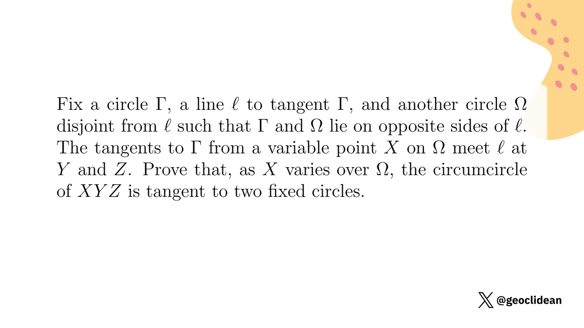 geoclidean's tweet photo. Geometry with fix circle
#Geometry #RMM2018 https://t.co/djw1A3wFcS