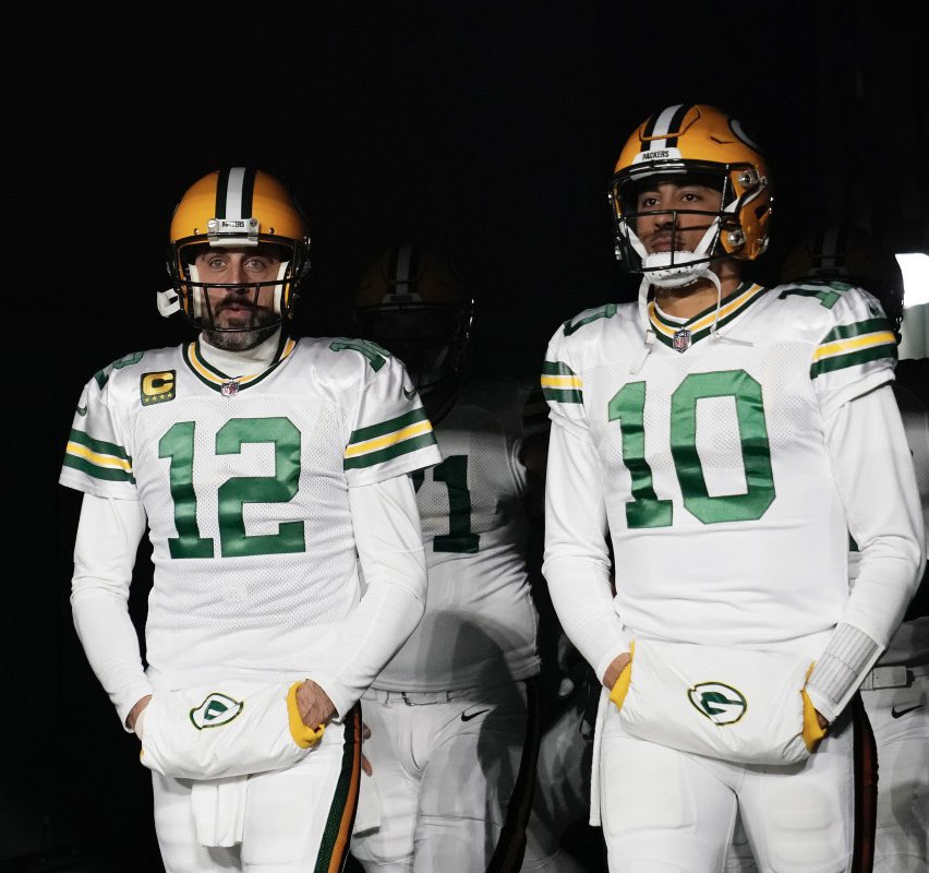 MLFootball's tweet photo. WILD: The Green Bay #Packers have made it to the playoffs every season since trading Aaron Rodgers away.

Rodgers has five total wins in New York.

Green Bay trading away Rogers is one of the best moves the franchise has ever made. https://t.co/xIVnkoz5eo